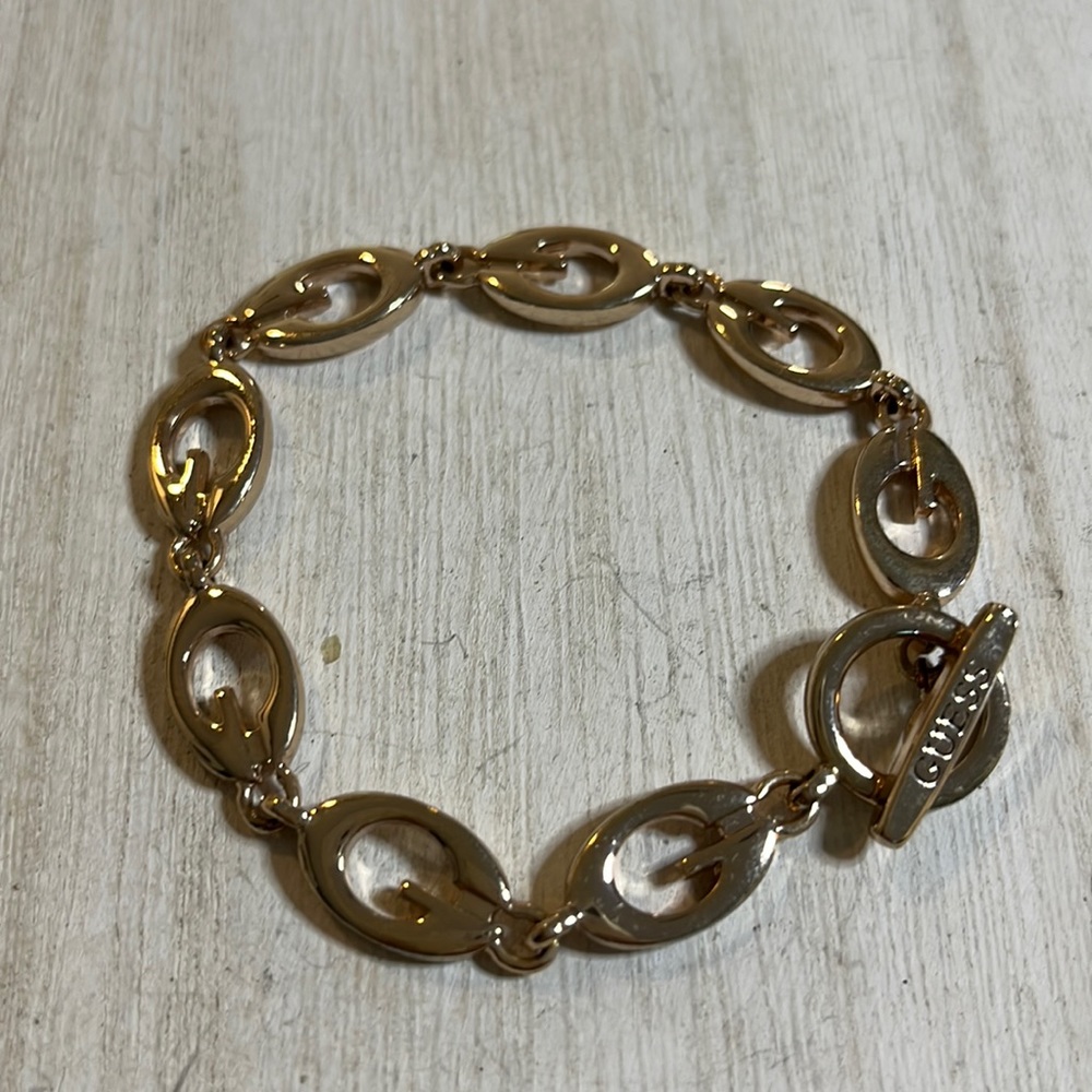 GUESS G LINK BRACELET gold tone